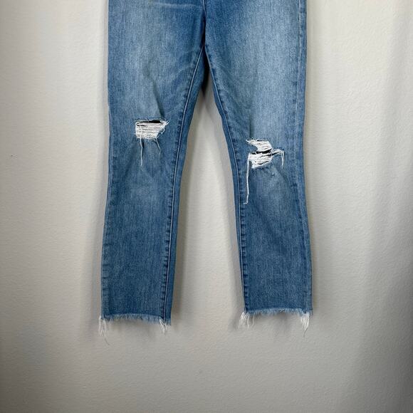 MADEWELL The Perfect Vintage Jean Parnell Wash Stretch Denim Size 26 Distressed - Picture 7 of 10